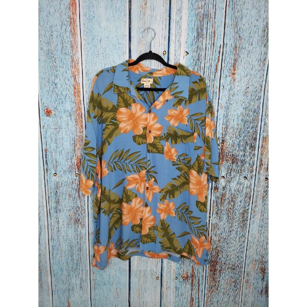 Panama Jack Hibiscus Shirt sz XXL
